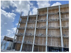 In-progress demolition on the South half of the building