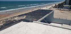 Roof over the sundeck